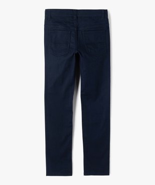 Pantalon garçon style jean slim 5 poches vue3 - GEMO 4G GARCON - GEMO