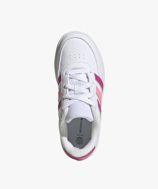 Baskets fille à scratch et à lacets avec bandes contrastantes - Adidas vue5 - ADIDAS - GEMO