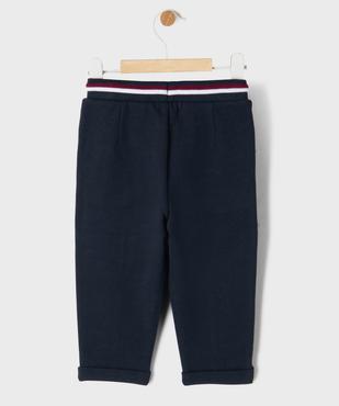 Pantalon en twill de coton stretch à taille élastique  bébé garçon - LuluCastagnette vue3 - LULUCASTAGNETTE - GEMO