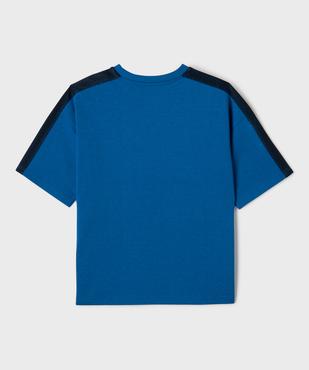 Tee-shirt manches courtes en maille épaisse garçon - Camps United vue4 - CAMPS - GEMO