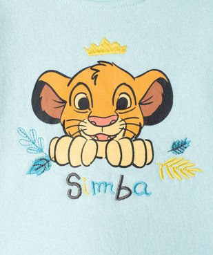 Sweat bébé avec motif Roi Lion sur le buste - Disney vue2 - DISNEY DTR - GEMO