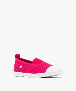 Chaussures en toile avec élastique et bout renforcé fille vue2 - LOVELY WINGS - GEMO