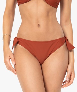 Bas de maillot de bain femme avec noeuds sur les hanches vue1 - Nikesneakers (PLAGE) - Nikesneakers