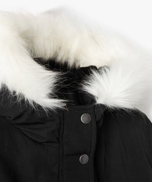 Blouson fille matelassé avec capuche doublée vue3 - GEMO 4G FILLE - GEMO