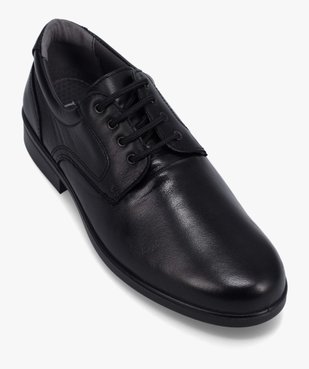 Derbies confort homme dessus cuir uni vue5 - LUISETTI - GEMO