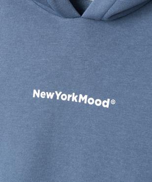 Sweat à capuche style streetwear garçon vue2 - PREMIER PRIX BY GEMO - GEMO