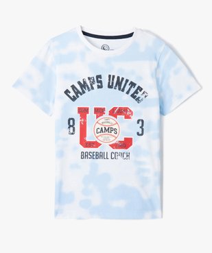 Tee-shirt garçon à manches courtes avec motif XL - Camps United vue1 - CAMPS UNITED - GEMO