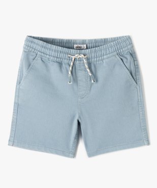 Short garçon en toile denim extensible vue1 - GEMO (JUNIOR) - GEMO