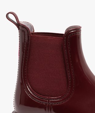 Bottes de pluie femme à semelle crantée avec élastiques d'aisance vue12 - FOLLOW ME - GEMO