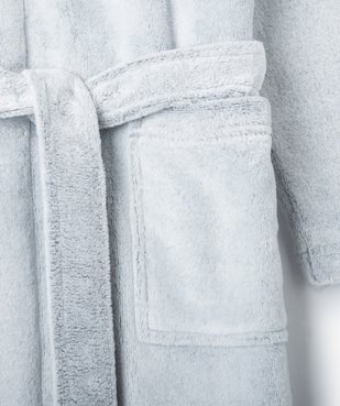 Robe de chambre enfant en maille peluche avec capuche  vue2 - GEMO (JUNIOR) - GEMO