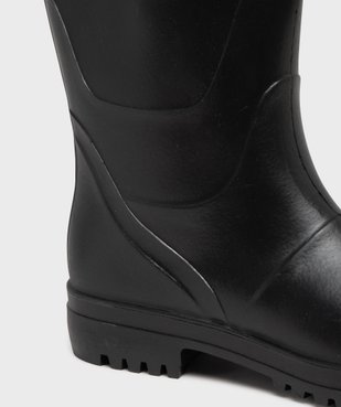 Bottes de pluie homme à semelle crantée contrastée vue12 - URBAN STEPS - GEMO