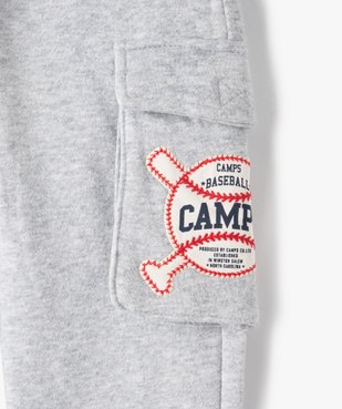 Pantalon de jogging garçon avec poches sur les cuisses - Camps United vue2 - CAMPS UNITED - GEMO