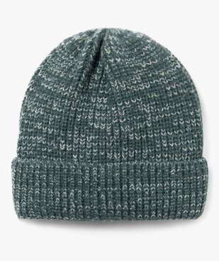 Bonnet en maille chinée garçon vue1 - GEMO (ENFANT) - GEMO