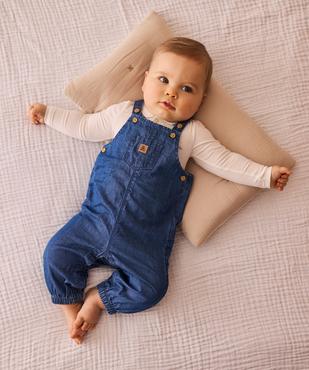 Salopette en jean léger bébé garçon - LuluCastagnette vue6 - LULUCASTAGNETTE - GEMO