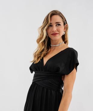 Combinaison pantalon multilook en maille fluide et brillante femme vue7 - GEMO(FEMME PAP) - GEMO