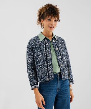 Veste matelassée et rembourrée réversible femme vue1 - GEMO 4G FEMME - GEMO