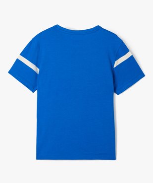 Tee-shirt garçon à manches courtes motif skates vue3 - GEMO (ENFANT) - GEMO