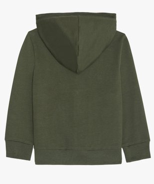 Sweat garçon à capuche avec inscription en relief vue5 - GEMO (ENFANT) - GEMO