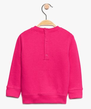 Sweat bébé fille en coton imprimé - SmileyWorld vue2 - SMILEY - GEMO