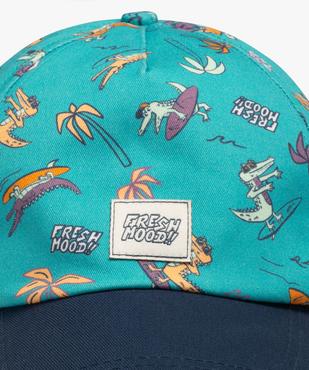 Casquette à motifs surf garçon vue2 - GEMO 4G GARCON - GEMO