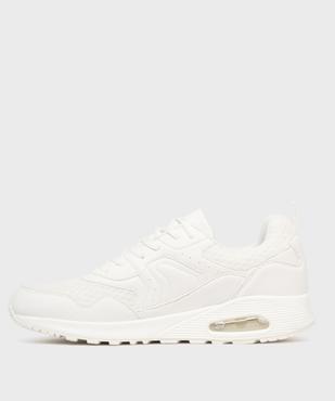 Baskets esprit running en mesh à bulle d'air homme - 5 Miles vue3 - 5 MILES - GEMO