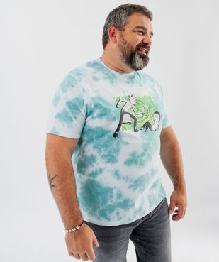 Tee-shirt manches courtes tie-and-dye imprimé homme - Rick & Morty vue9 - RICK ET MORTY - GEMO