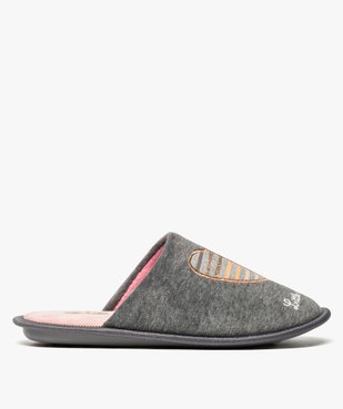 Chaussons femme forme mules en velours éponge - Little Marcel vue1 - LITTLE MARCEL - GEMO