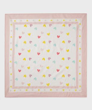 Foulard à motifs coeurs multicolores fille vue1 - GEMO (ACCESS) - GEMO