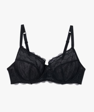 Soutien-gorge emboitant à armatures en dentelle grande taille vue7 - GEMO(HOMWR FEM) - GEMO