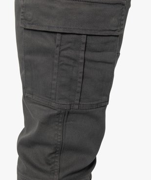 Pantalon homme cargo coupe Straight vue3 - GEMO (HOMME) - GEMO