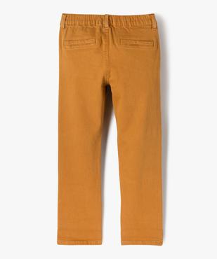 Pantalon chino coupe regular garçon vue3 - GEMO (ENFANT) - GEMO