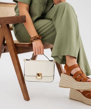 Sac à bandoulière avec fermeture bijou femme vue1 - GEMO (ACCESS) - GEMO