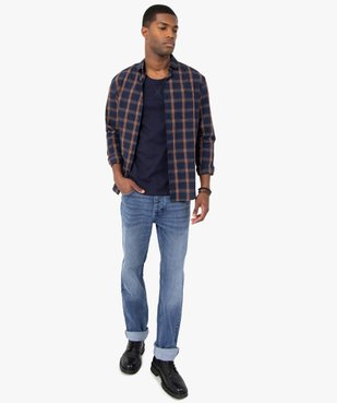 Chemises homme à carreaux coupe Regular vue5 - GEMO (HOMME) - GEMO