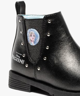 Boots fille zippés détails cloutés – La Reine des Neiges vue6 - REINE DES NEIGE - GEMO