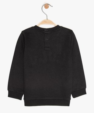 Sweat bébé garçon imprimé en relief - Lulu Castagnette motif jersey bouclette et broderie vue2 - LULUCASTAGNETTE - GEMO