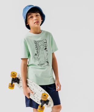 Tee-shirt graphique streetwear garçon vue1 - GEMO 4G GARCON - GEMO