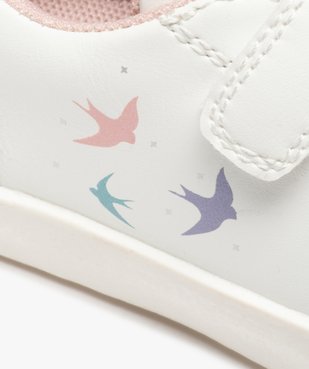 Baskets bébé fille imprimées oiseaux détails brillants vue6 - GEMO(BEBE DEBT) - GEMO