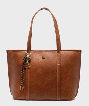 Sac cabas porté épaule avec pampilles amovibles femme - LuluCastagnette vue1 - LULU CASTAGNETT - GEMO