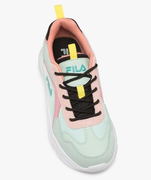 Baskets femme à semelle épaisse look dad shoes - FILA à reflets irisés vue5 - FILA - GEMO