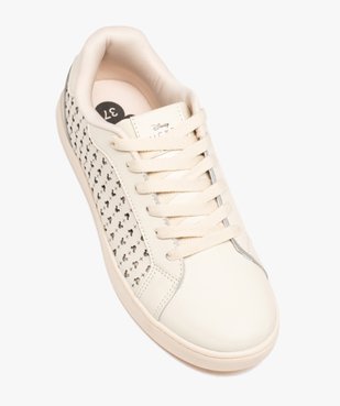 Baskets femme unies avec motifs ajourés Mickey - Disney vue5 - MICKEY - GEMO