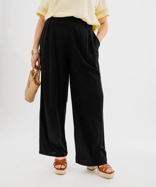 Pantalon ample fluide femme grande taille vue1 - GEMO 4G GT - GEMO