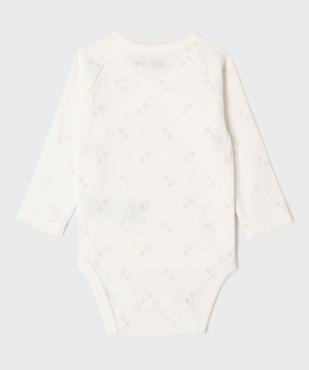Body manches longues et fermeture devant croisée bébé (lot de 3) vue11 - GEMO 4G BEBE - GEMO