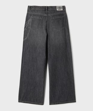 Jean super baggy en denim de coton fille - Camps United vue3 - CAMPS US - GEMO