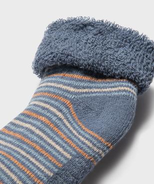 Bottons avec intérieur bouclette bébé garçon (lot de 2) vue2 - GEMO 4G BEBE - GEMO