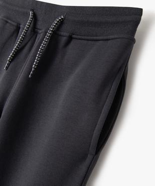 Pantalon de jogging avec intérieur molletonné garçon vue2 - GEMO (JUNIOR) - GEMO