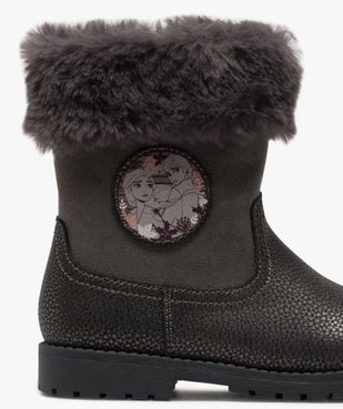 Boots fille zippés à col rembourré – La Reine des Neige vue6 - REINE DES NEIGE - GEMO
