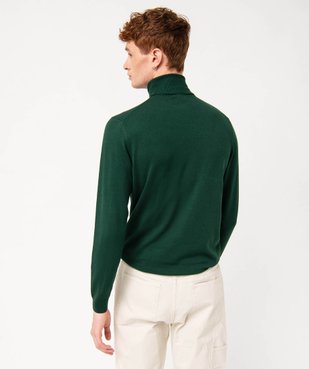 Pull à col roulé en maille fine homme vue3 - GEMO 4G HOMME - GEMO