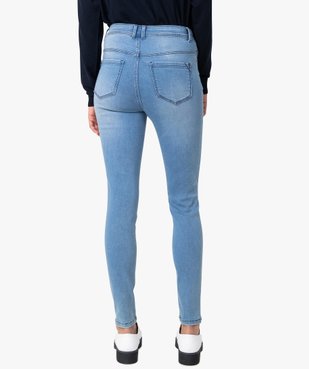 Jean femme skinny taille haute super stretch vue3 - GEMO(FEMME PAP) - GEMO