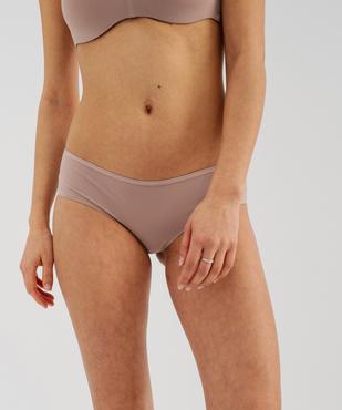 Shorties unis en microfibre femme (lot de 2) vue1 - GEMO 4G FEMME - GEMO