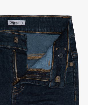 Jean garçon coupe slim 5 poches vue2 - GEMO C4G GARCON - GEMO